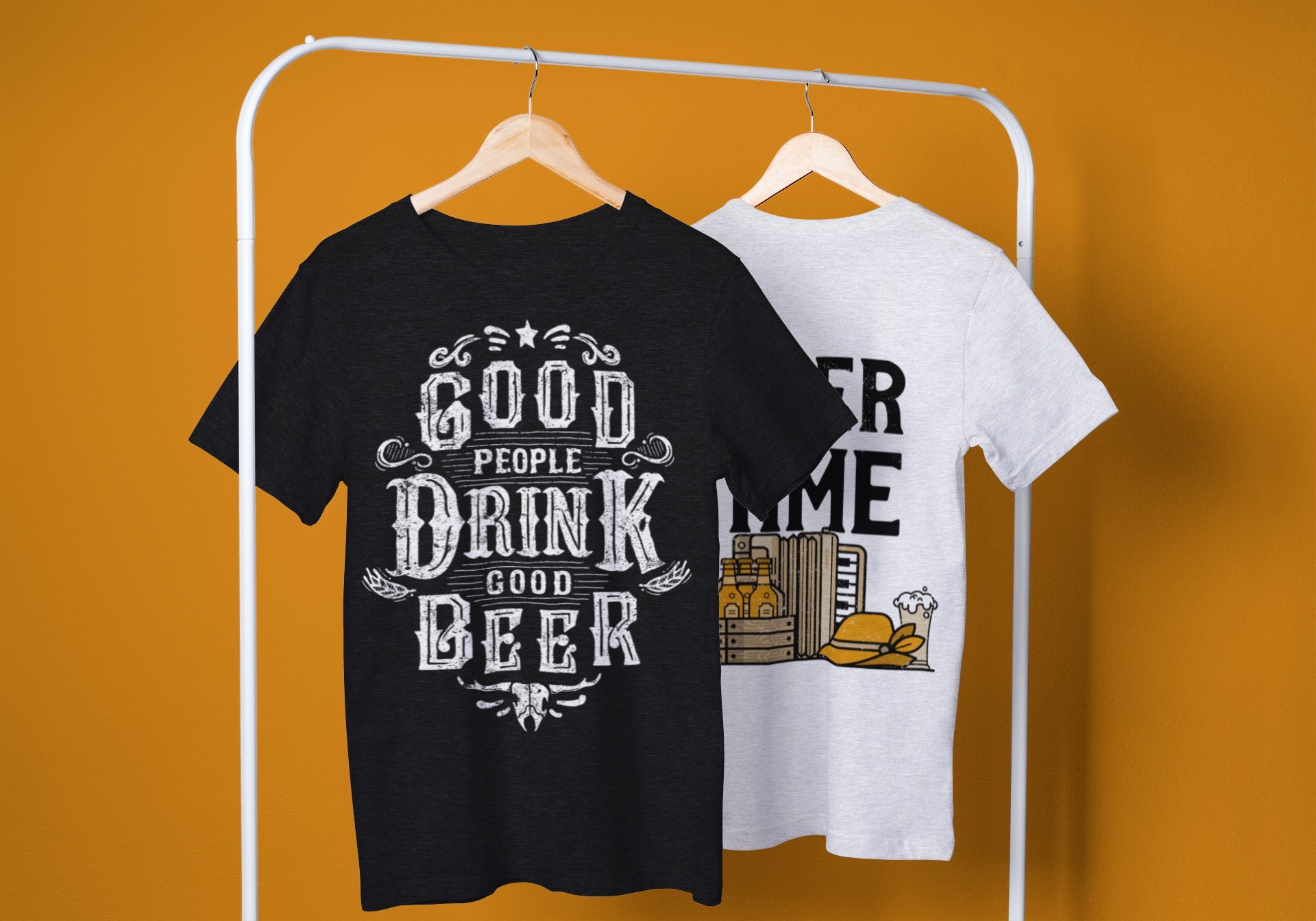 T-Shirt Good People Drink Good Beer
